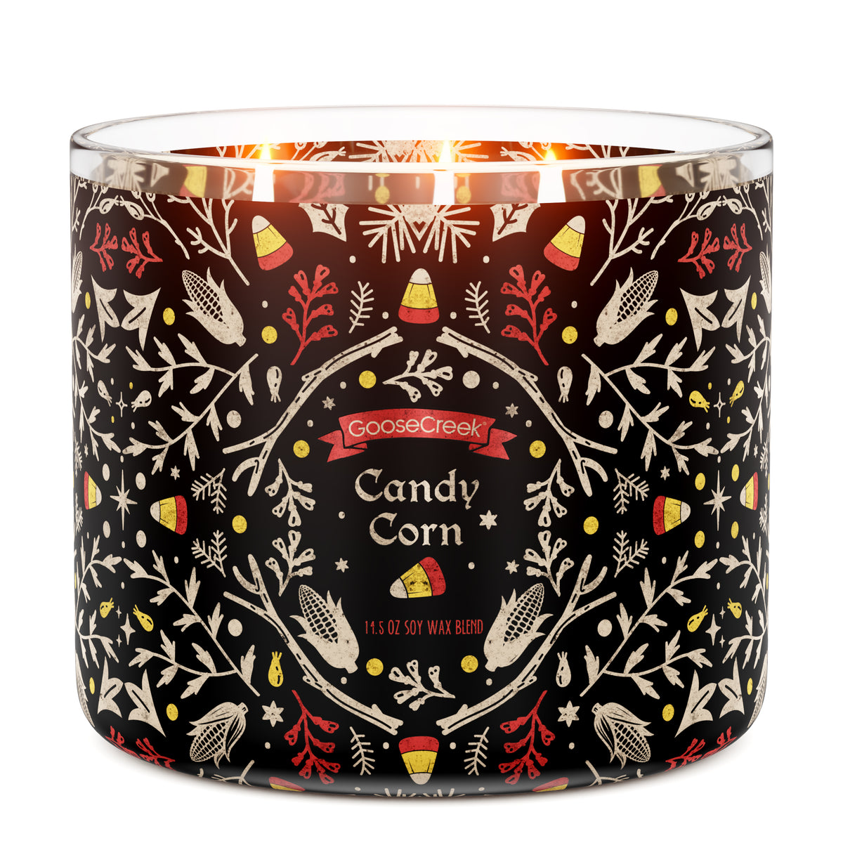 Candy Corn Scented 3-Wick Candle | Home Fragrance for Every Room