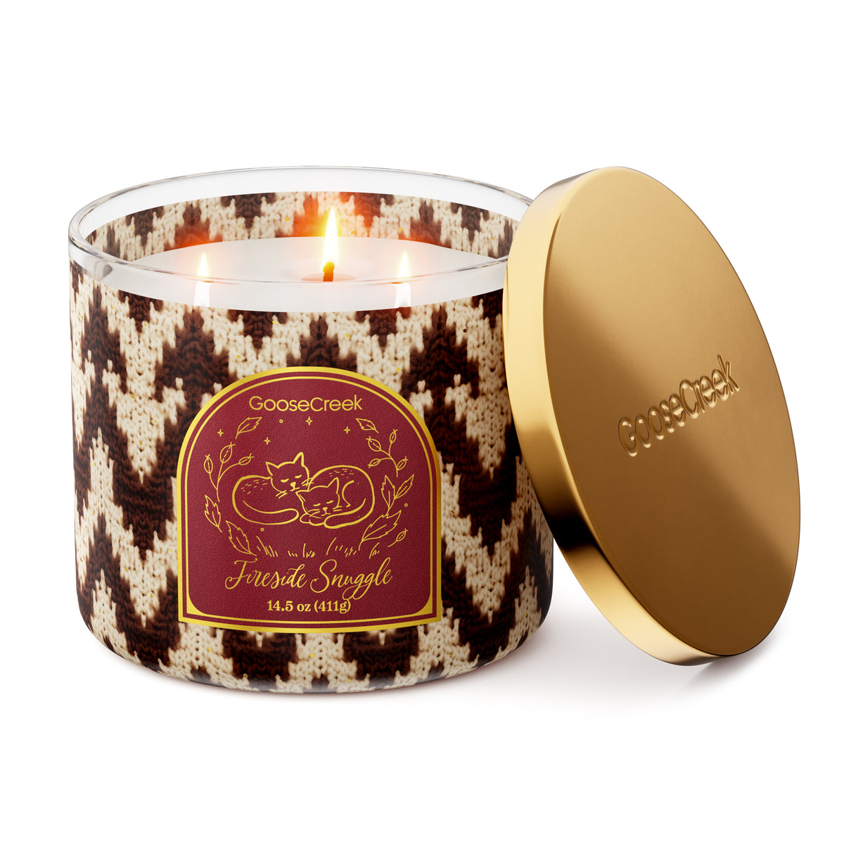 Fireside Snuggle 3-Wick Candle – Goose Creek Candle