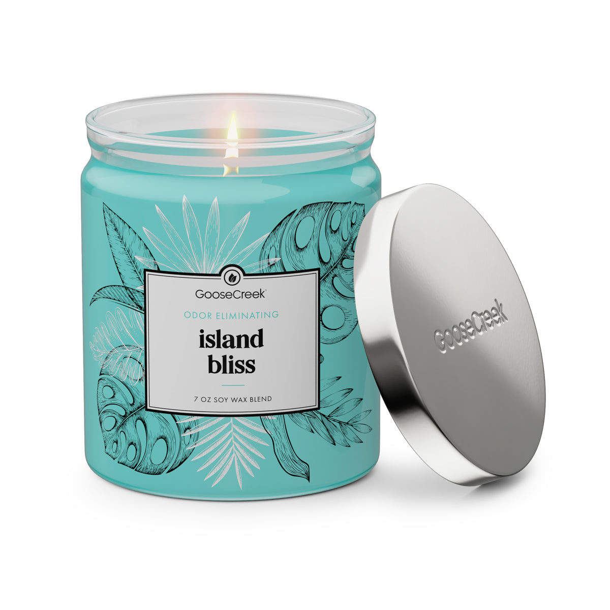 Island Bliss 7oz Candle - Tropical Paradise Aromatherapy – Goose