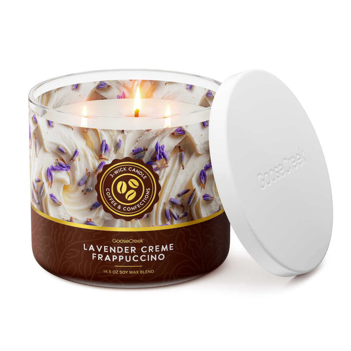 Lavender Creme Frappuccino 3-Wick Candle – Goose Creek Candle
