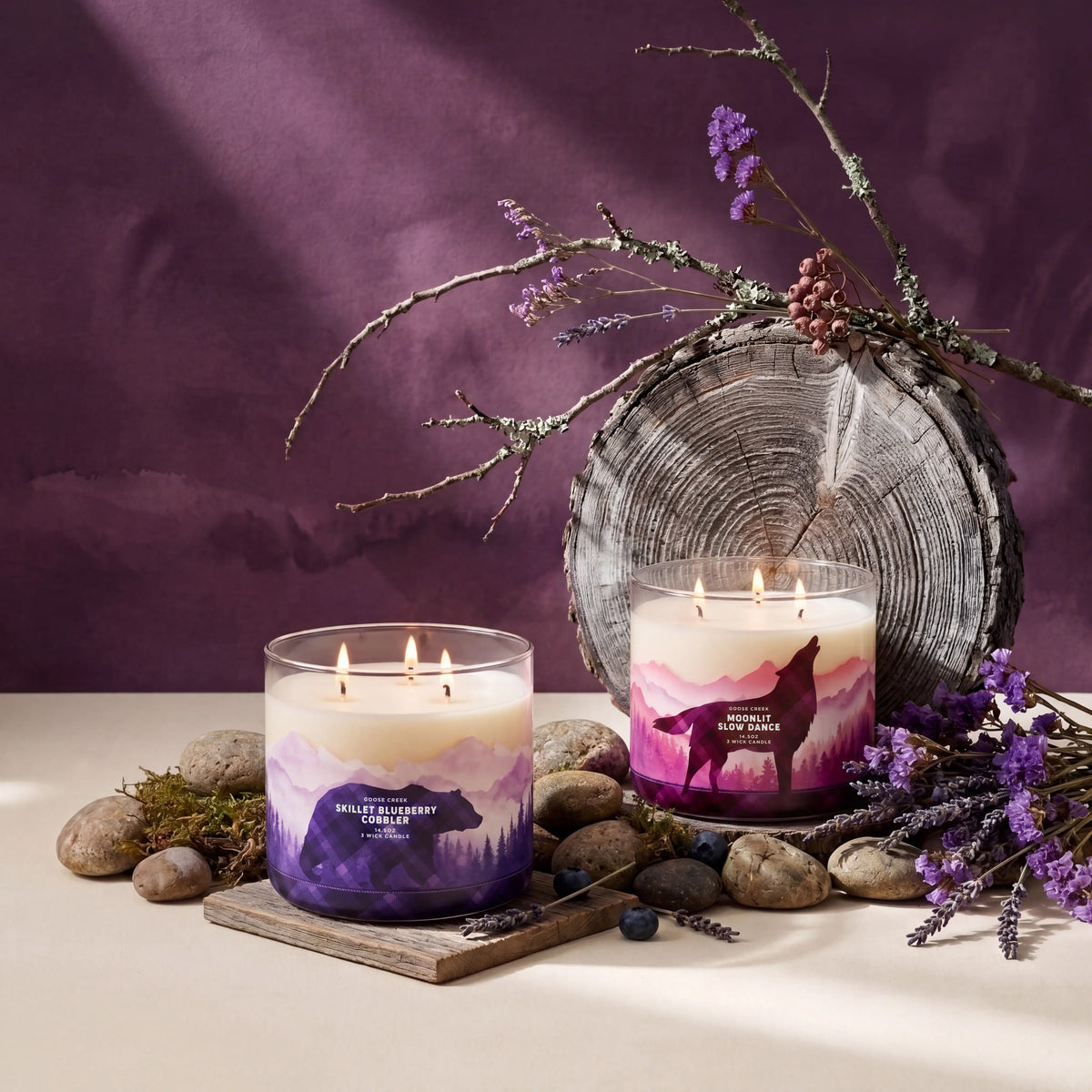 Skillet Blueberry Cobbler 3-Wick Candle | Goose Creek – Goose