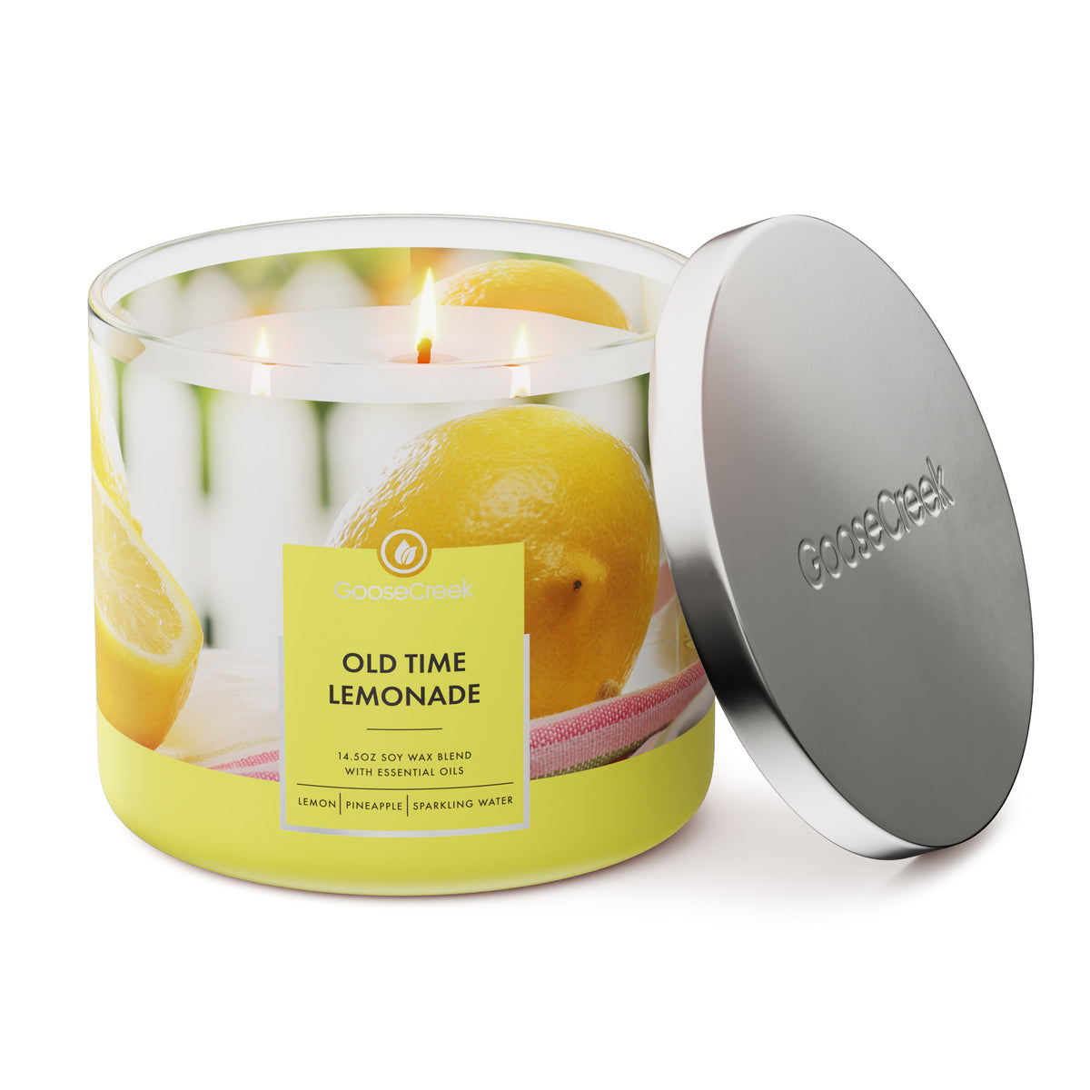Old Time Lemonade 3-Wick Candle - Refreshing Lemonade Scent | 35