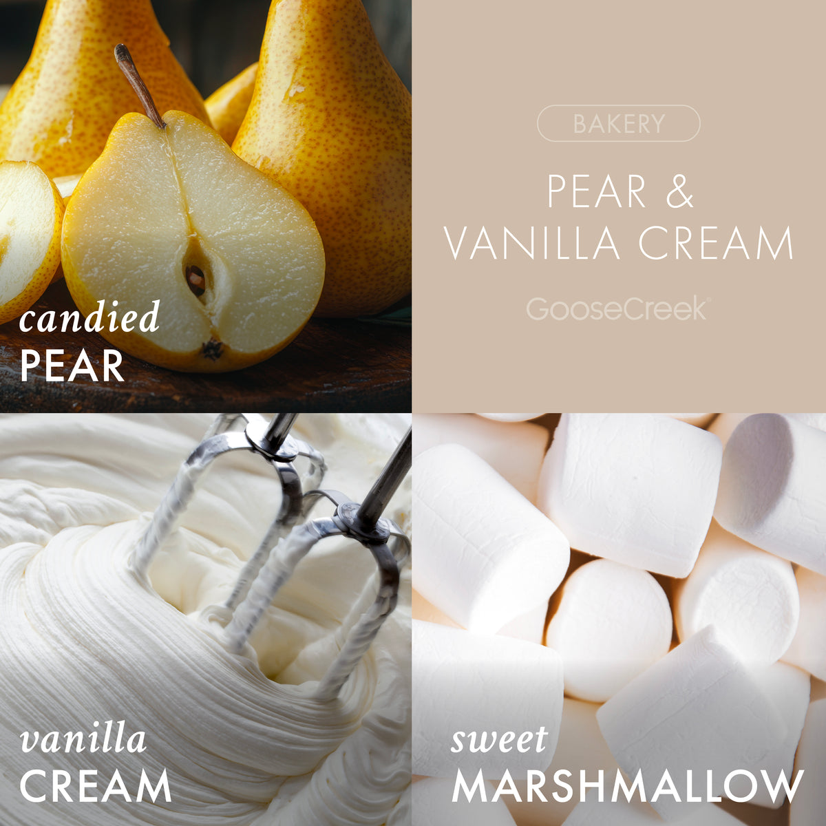 Pear & Vanilla Cream 3-Wick Candle – Goose Creek Candle