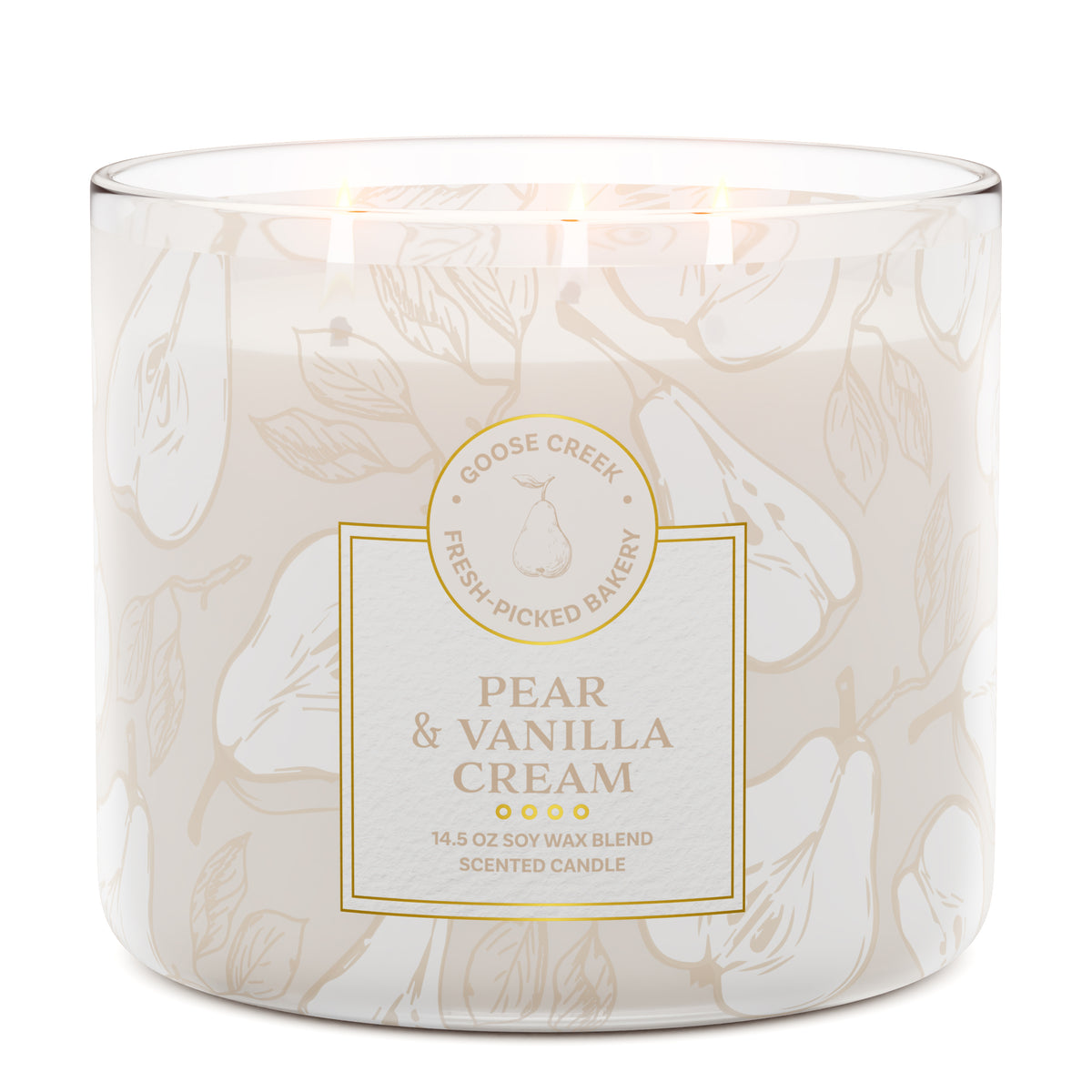 Pear & Vanilla Cream 3-Wick Candle – Goose Creek Candle