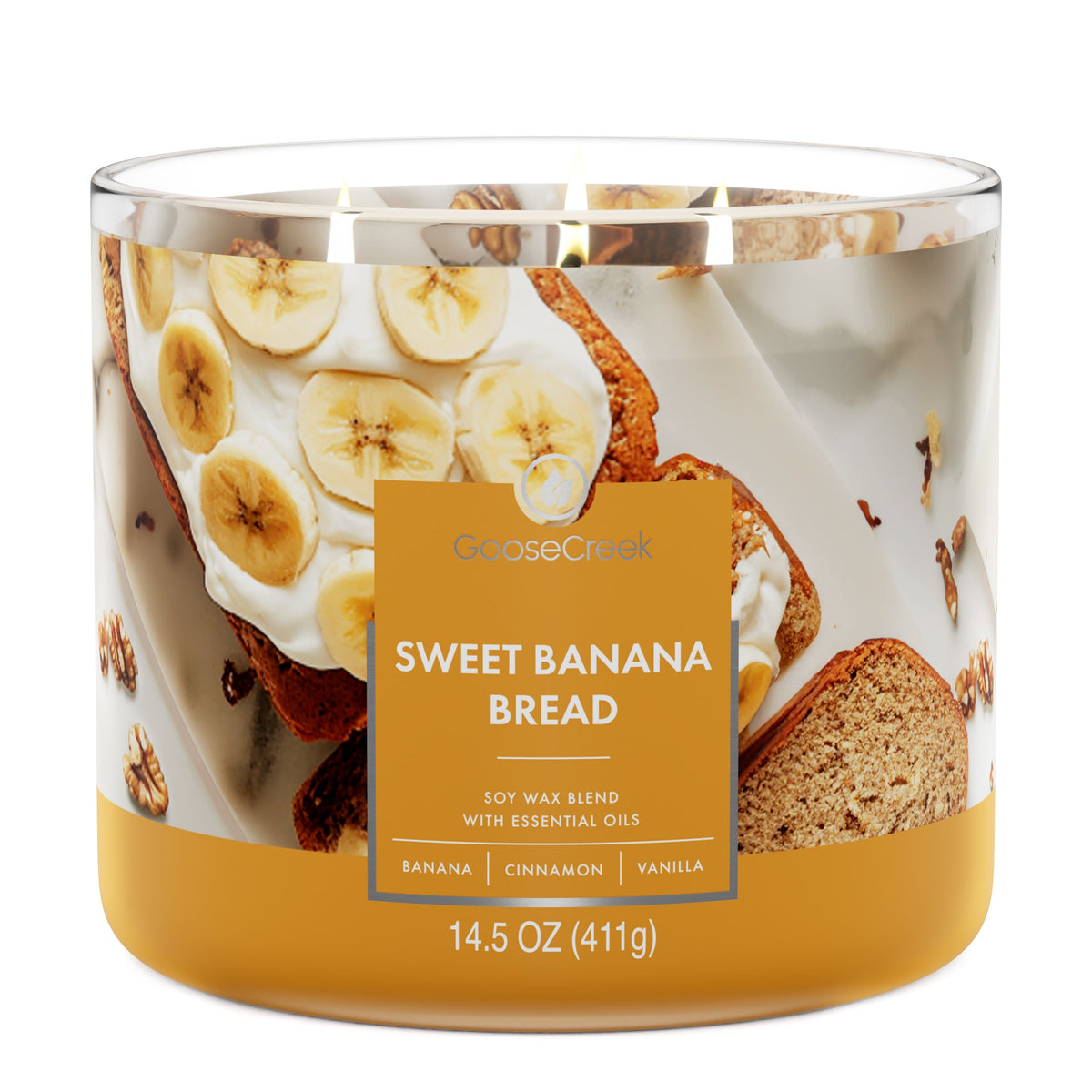 Deliciously Scented Banana Bread Candle - Premium Soy Wax Aroma