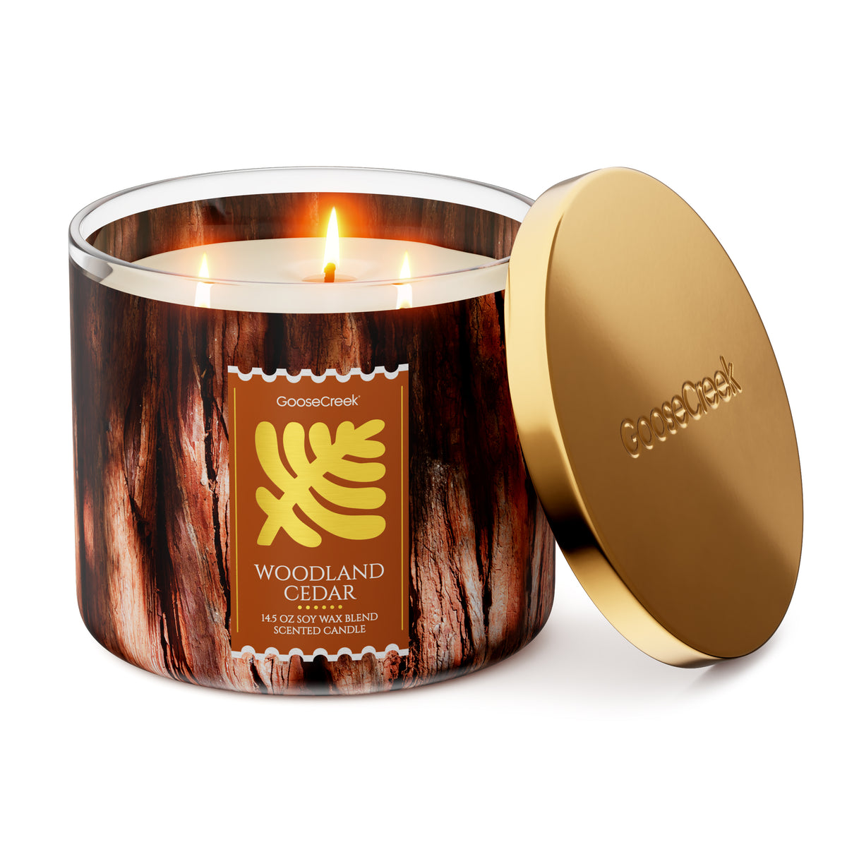 Woodland Cedar 3-Wick Candle – Goose Creek Candle