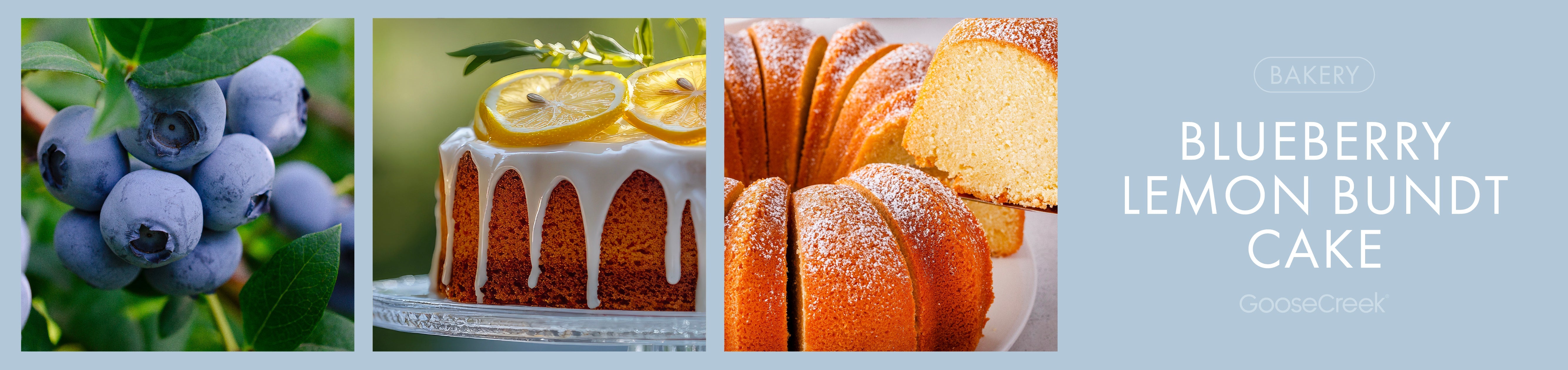 Blueberry Lemon Bundt Cake Fragrance-Goose Creek Candle