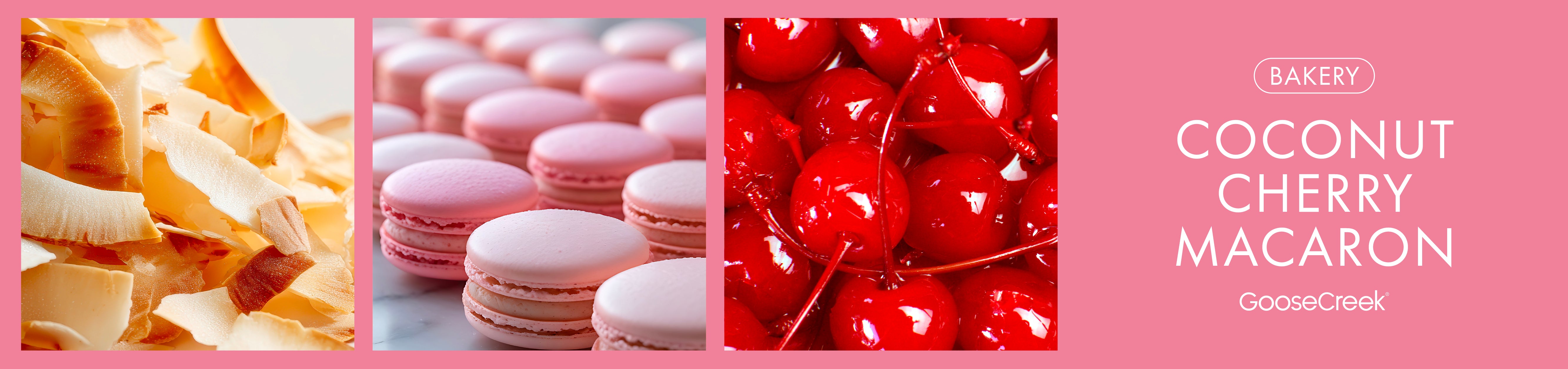 Coconut Cherry Macaron Fragrance-Goose Creek Candle