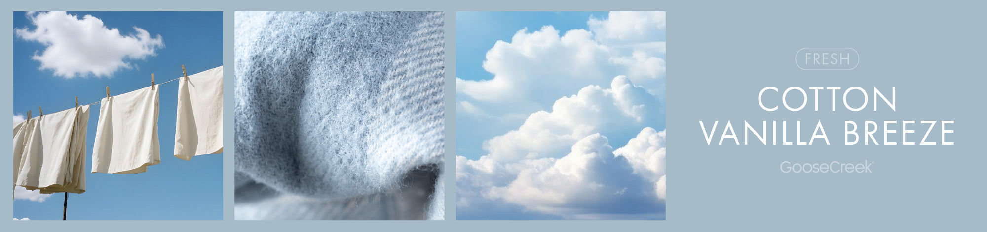 Cotton Vanilla Breeze Fragrance-Goose Creek Candle