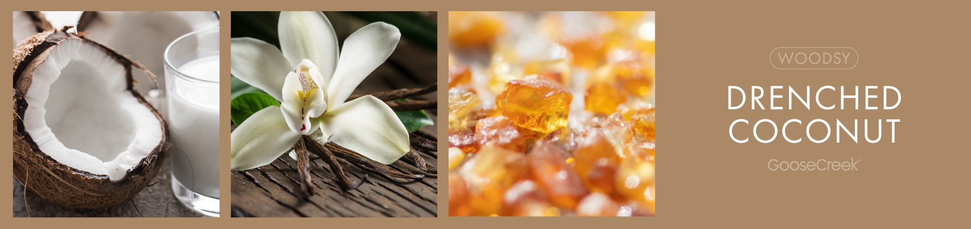 Drenched Coconut Fragrance-Goose Creek Candle