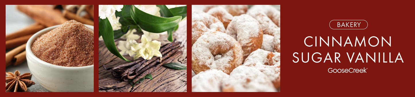 Cinnamon Sugar Vanilla Fragrance-Goose Creek Candle