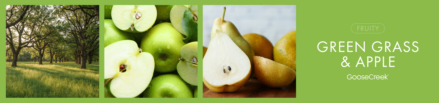 Green Grass & Apple Fragrance-Goose Creek Candle
