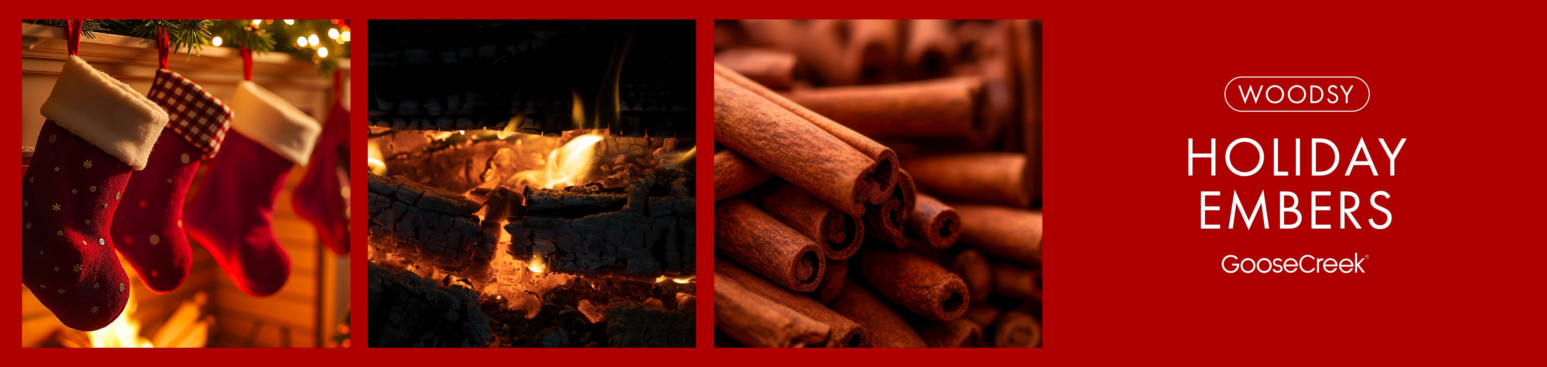 Holiday Embers Fragrance-Goose Creek Candle