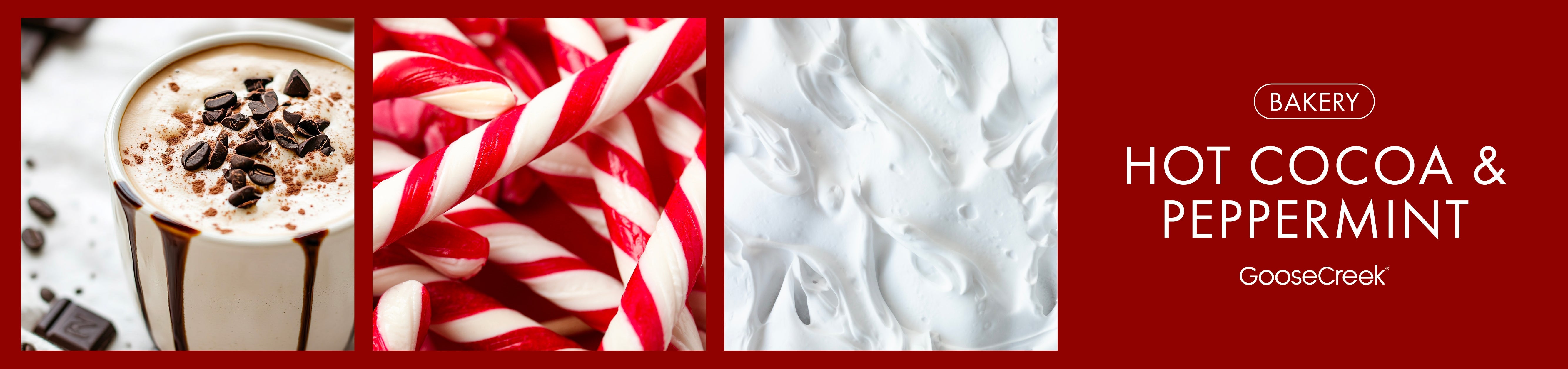 Hot Cocoa & Peppermint Fragrance-Goose Creek Candle