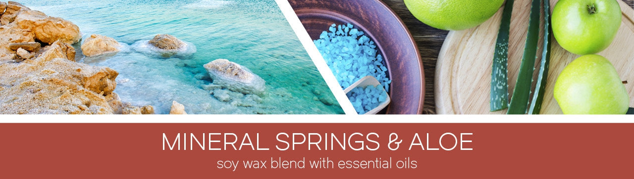 Mineral Springs & Aloe Fragrance-Goose Creek Candle