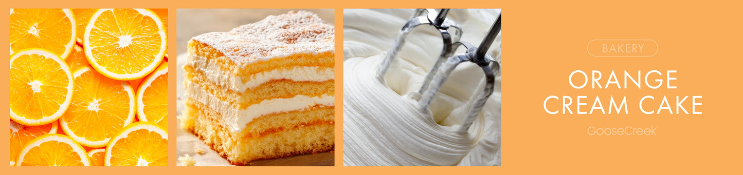 Orange Cream Cake Fragrance-Goose Creek Candle