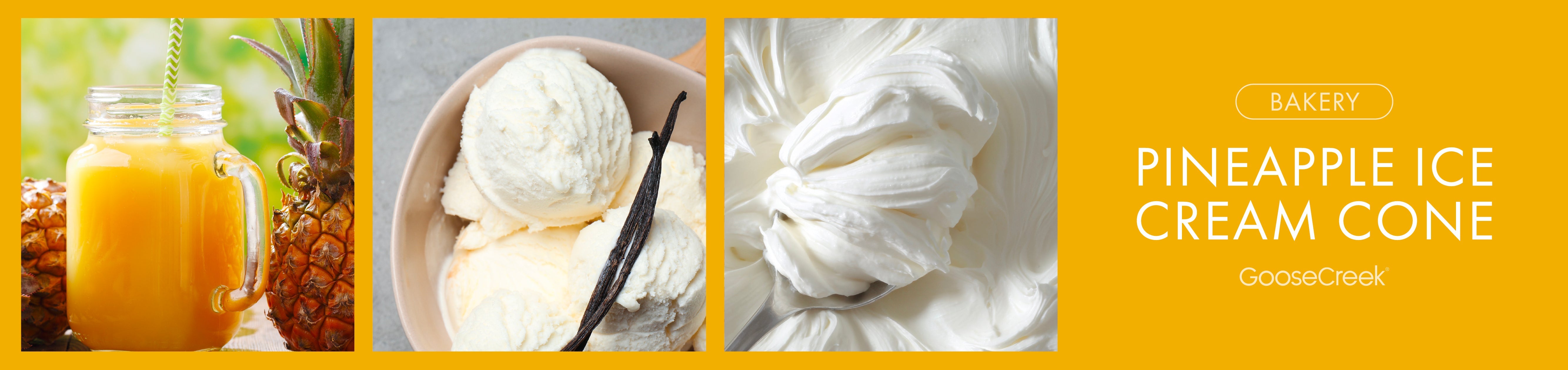 Pineapple Ice Cream Cone Fragrance-Goose Creek Candle