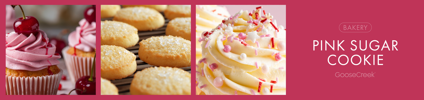 Pink Sugar Cookie Fragrance-Goose Creek Candle