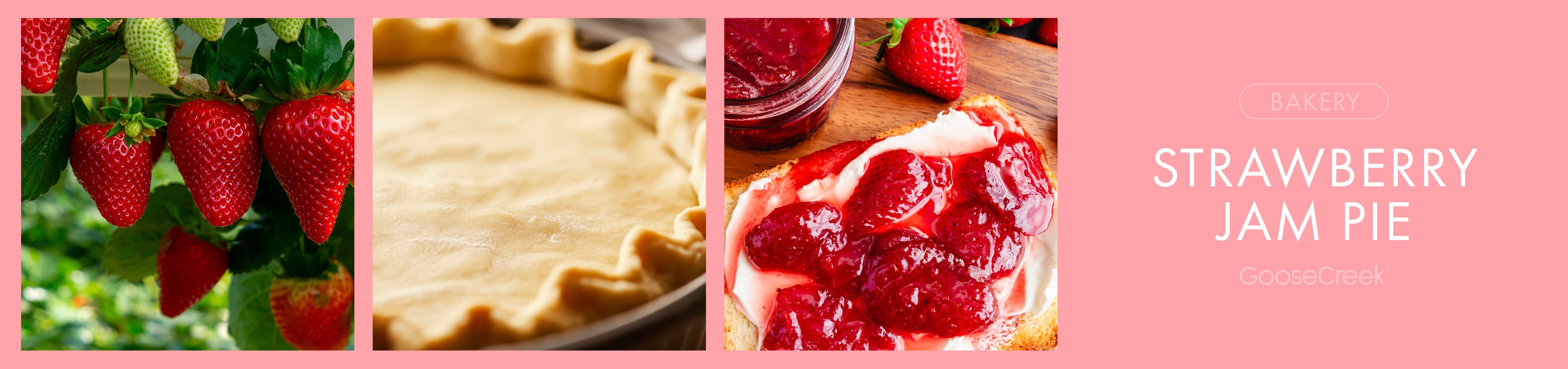 Strawberry Jam Pie Fragrance-Goose Creek Candle