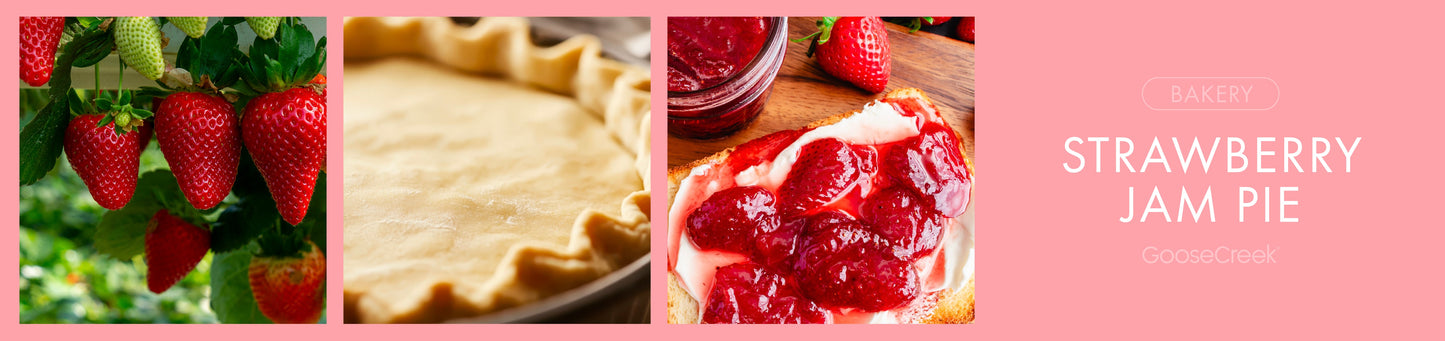 Strawberry Jam Pie Fragrance-Goose Creek Candle