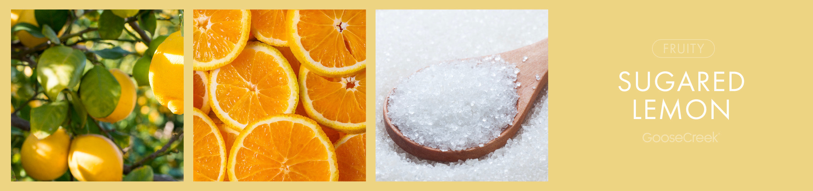 Sugared Lemon Fragrance-Goose Creek Candle
