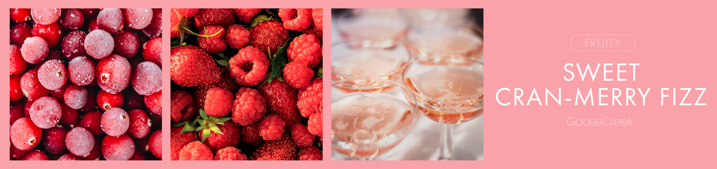 Sweet Cran-Merry Fizz Fragrance-Goose Creek Candle