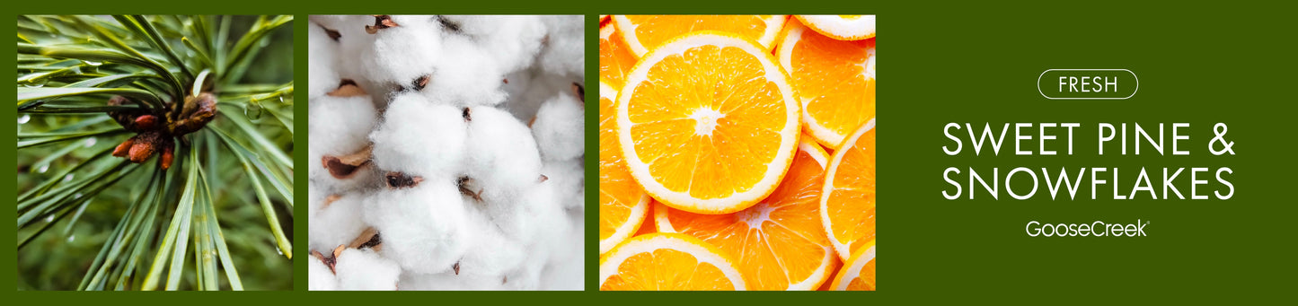 Sweet Pine & Snowflake Fragrance-Goose Creek Candle