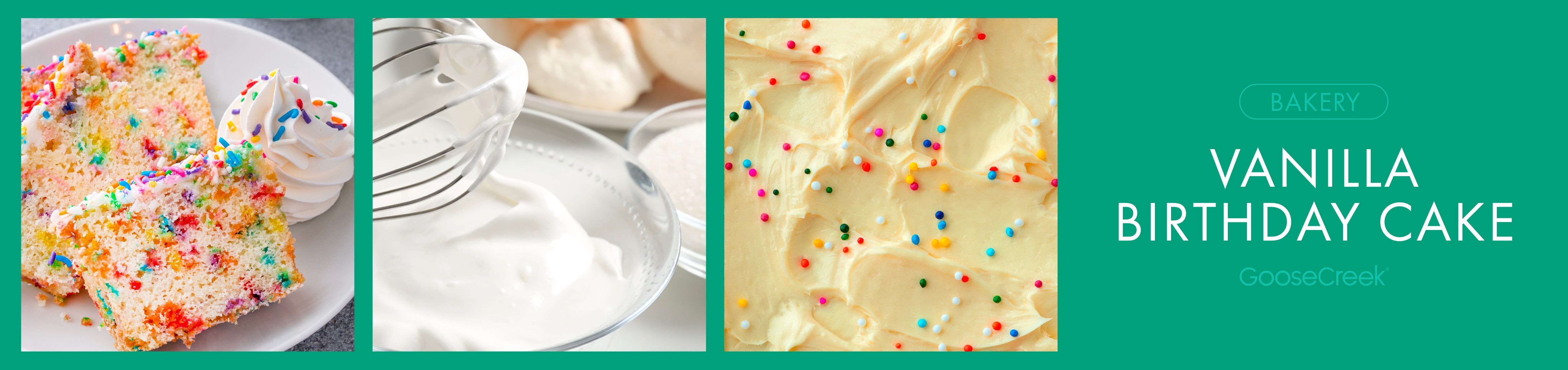 Vanilla Birthday Cake Fragrance-Goose Creek Candle