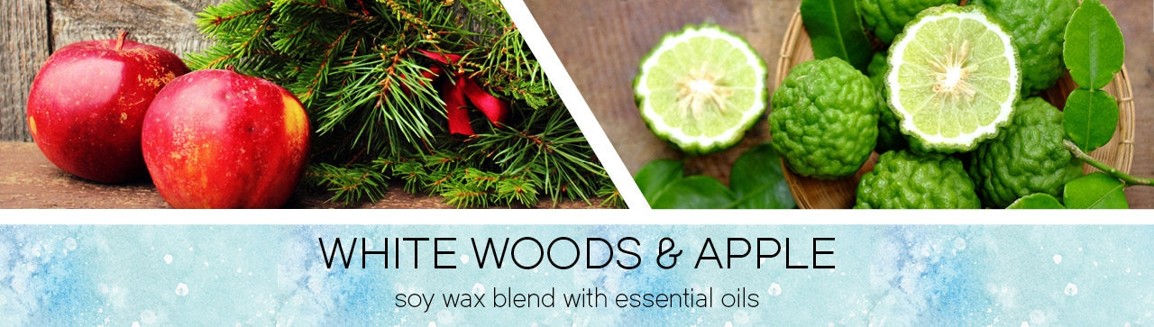 White Woods & Apple Fragrance-Goose Creek Candle