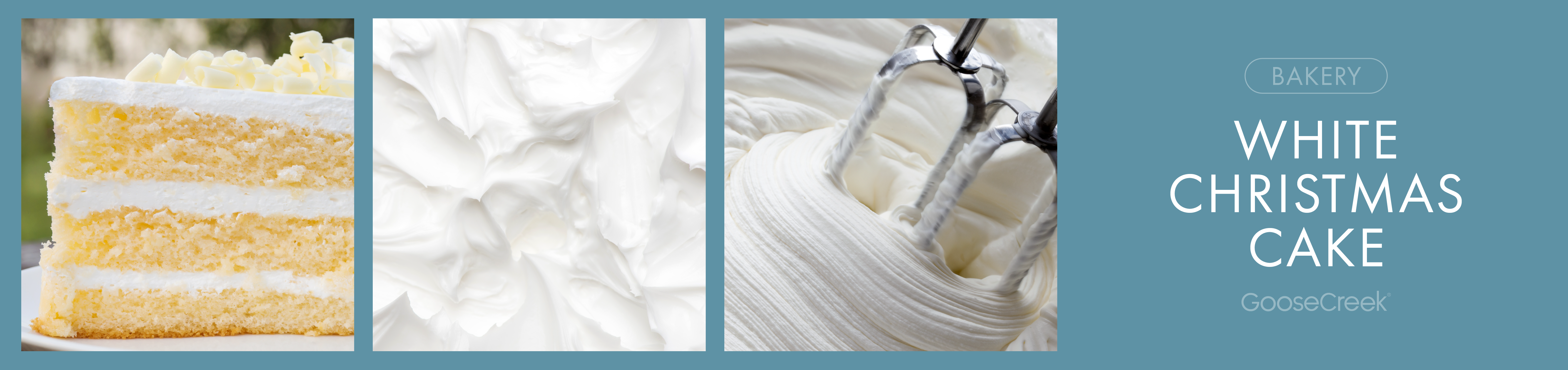 White Christmas Cake Fragrance-Goose Creek Candle