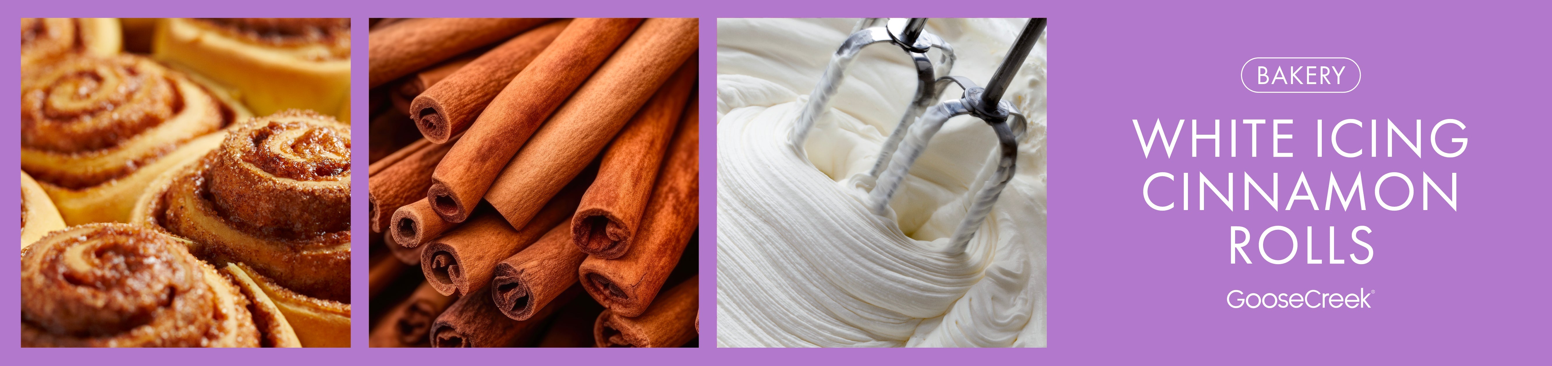 White Icing Cinnamon Roll Fragrance-Goose Creek Candle