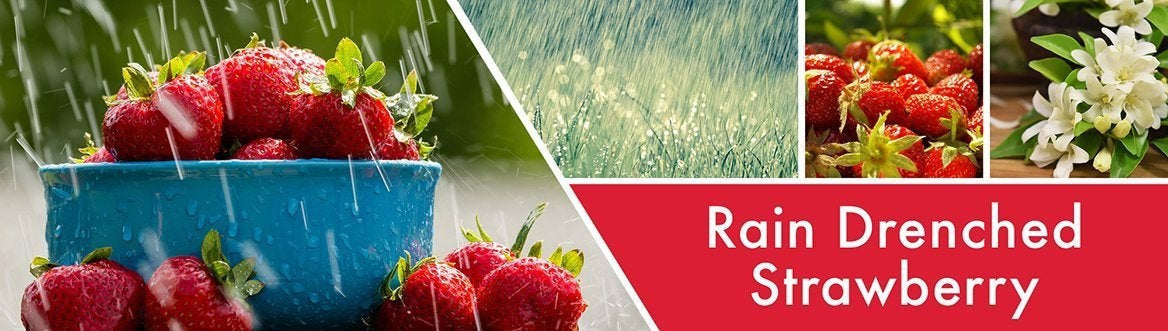 Rain Drenched Strawberry Fragrance-Goose Creek Candle