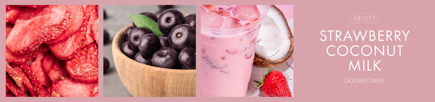 Strawberry Coconut Milk Fragrance-Goose Creek Candle