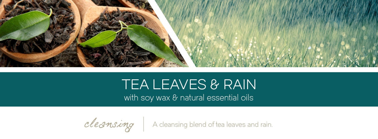 Tea Leaves & Rain Fragrance-Goose Creek Candle