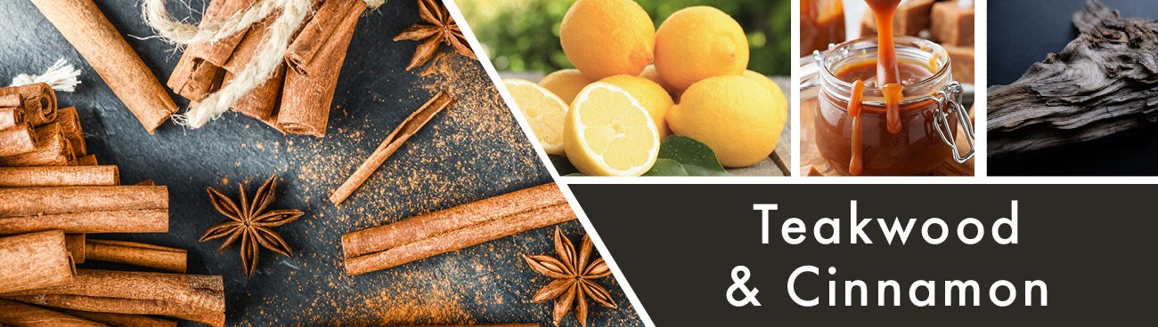 Teakwood & Cinnamon Fragrance-Goose Creek Candle