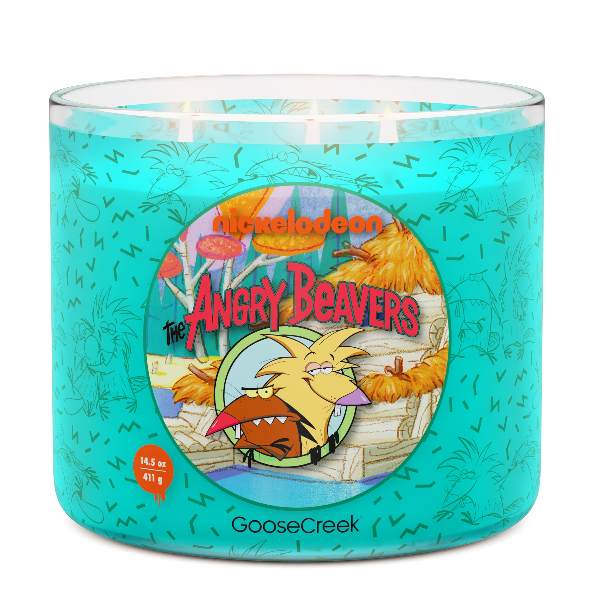 Angry Beavers Nickelodeon 3-Wick Candle – Goose Creek Candle