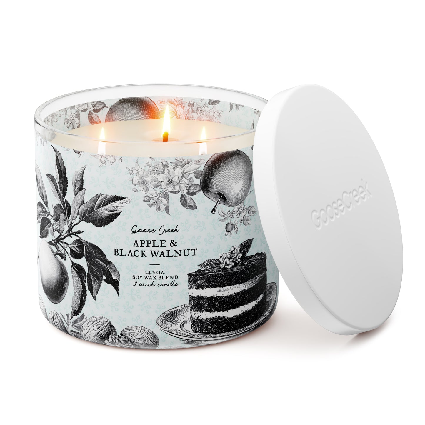 Apple & Black Walnut 3-Wick Candle