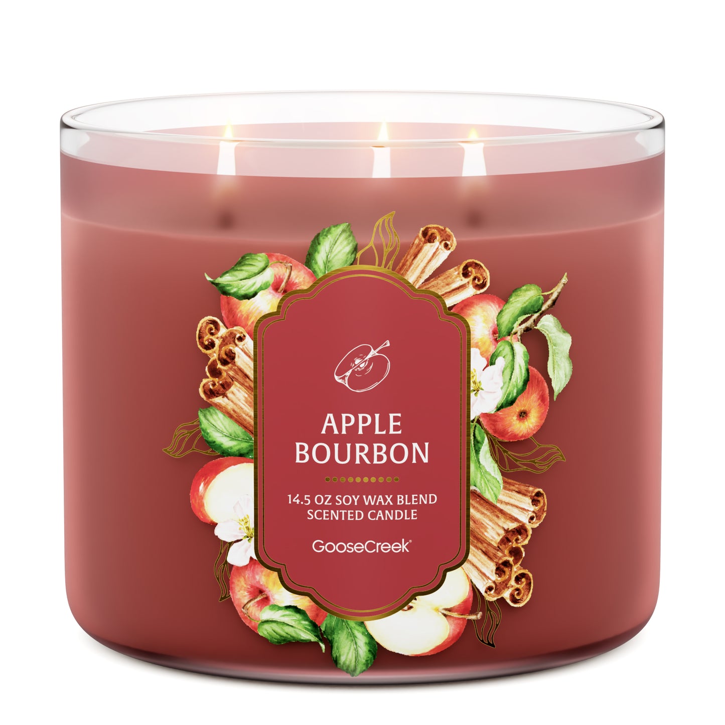 Apple Bourbon 3-Wick Candle