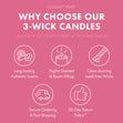 Load image into Gallery viewer, Apple Pom Twister 3-Wick Candle
