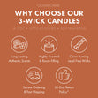 Load image into Gallery viewer, Applewood 3-Wick Candle
