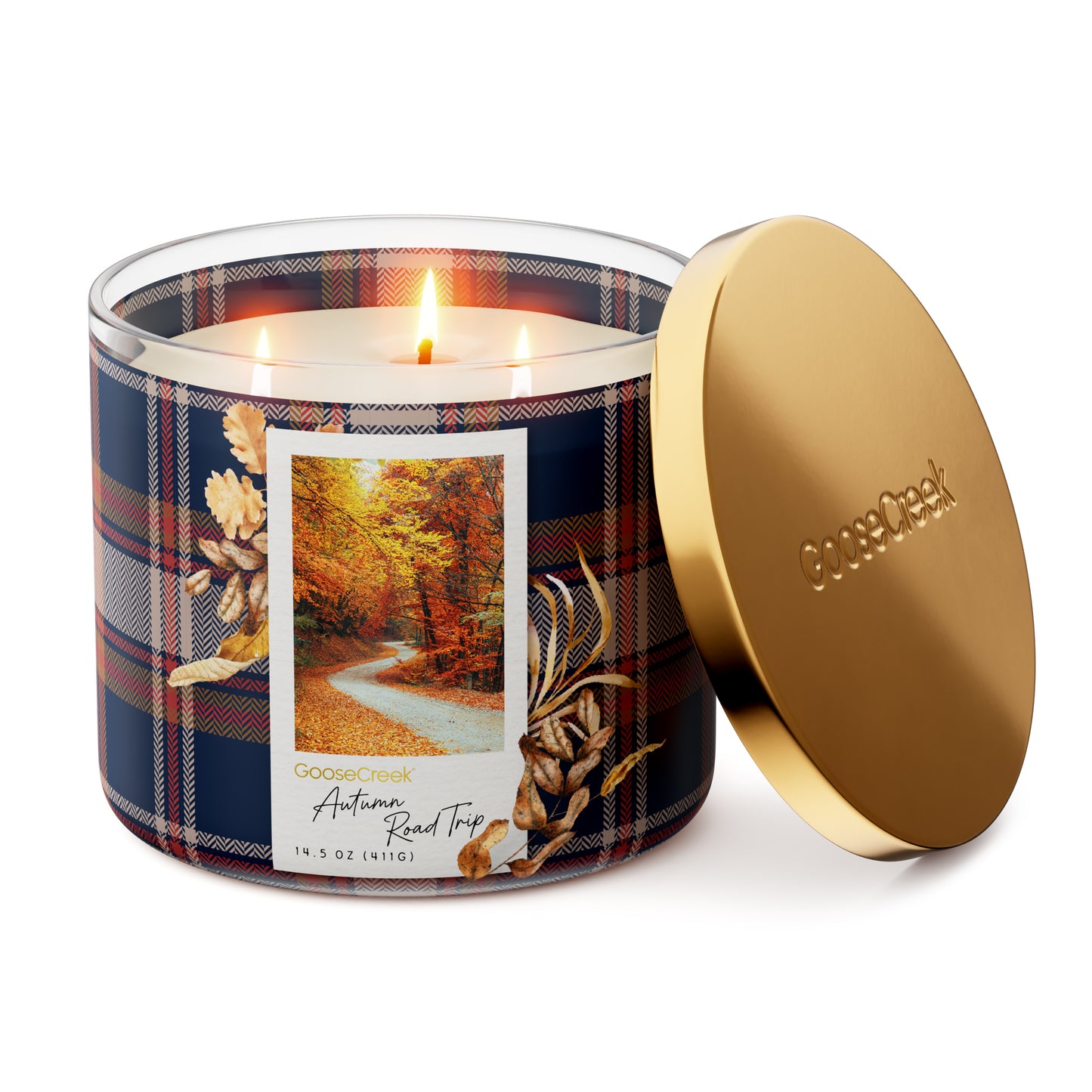 Autumn Road Trip 3-Wick Candle