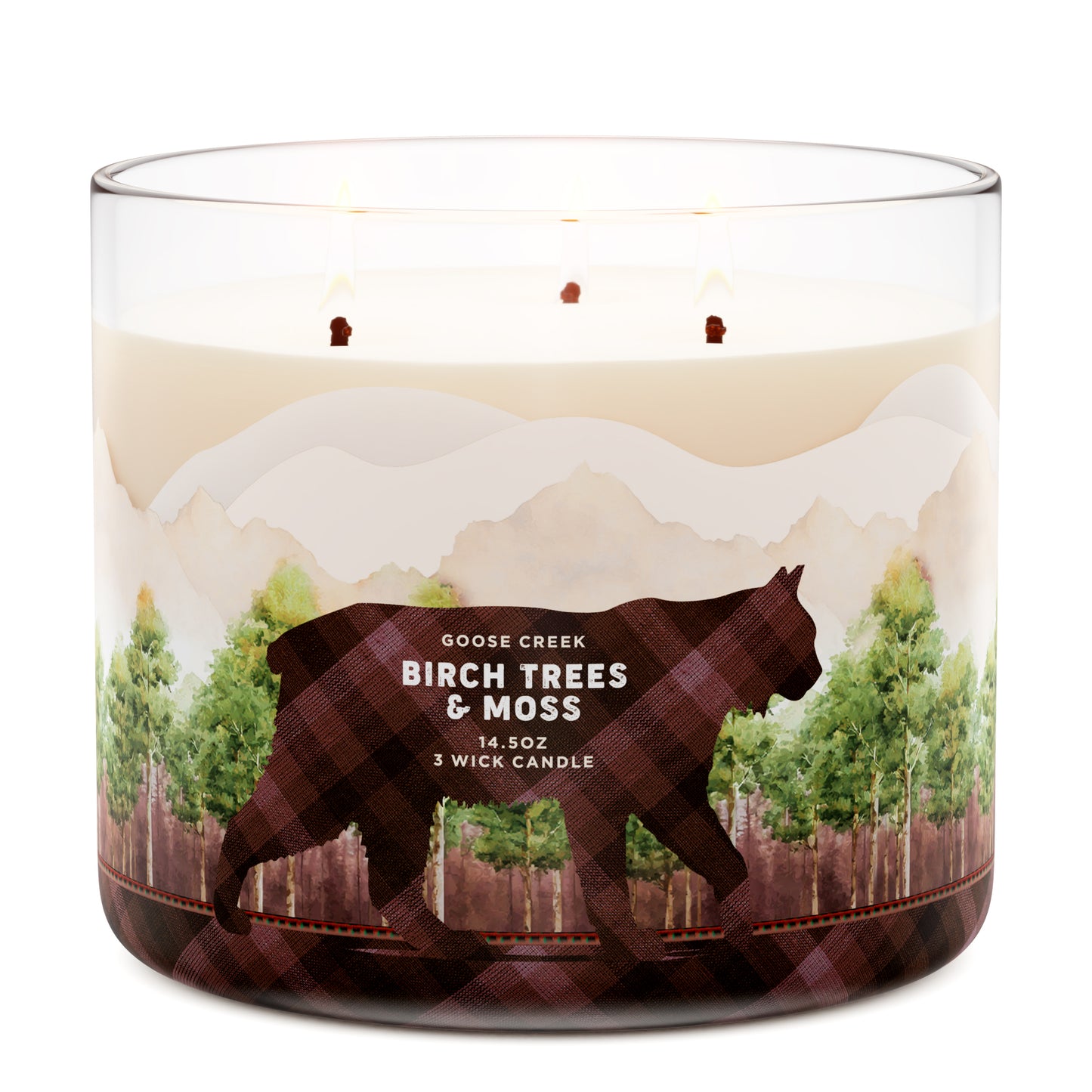 Birch Trees and Moss 3-Wick Candle