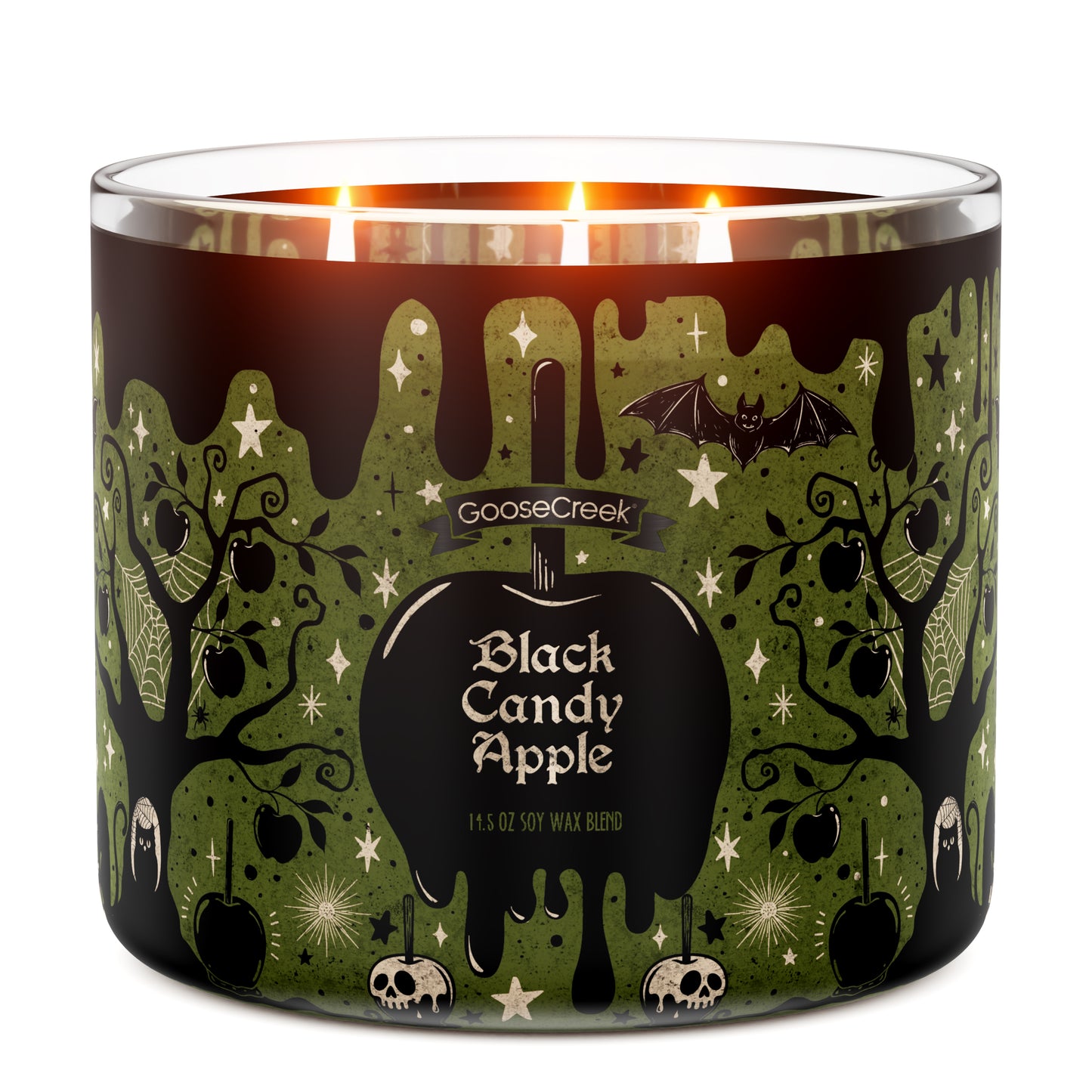 Black Candy Apple 3-Wick Candle