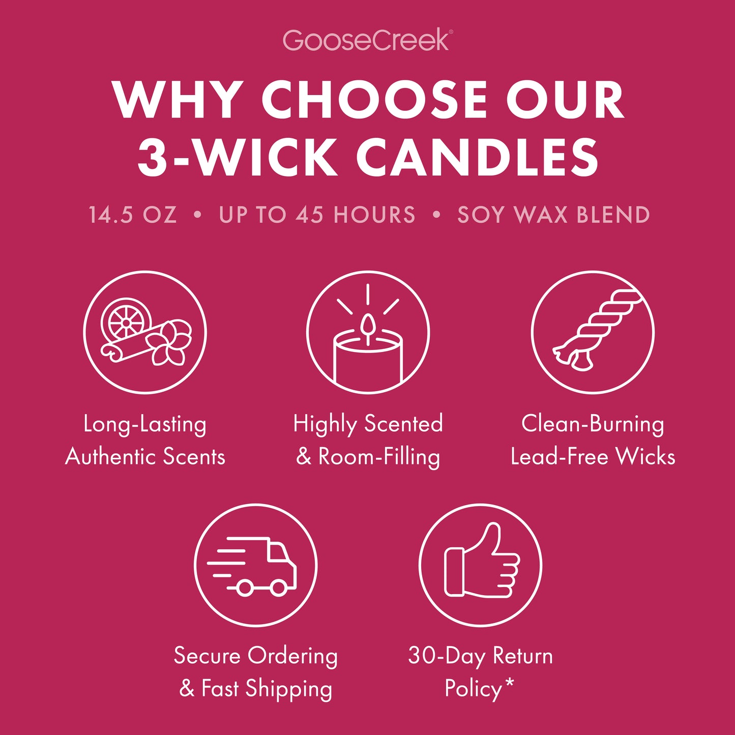 Black Cherry 3-Wick Candle