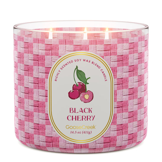Goose Creek Black Cherry Large 3-Wick Candle – Goose Creek Candle