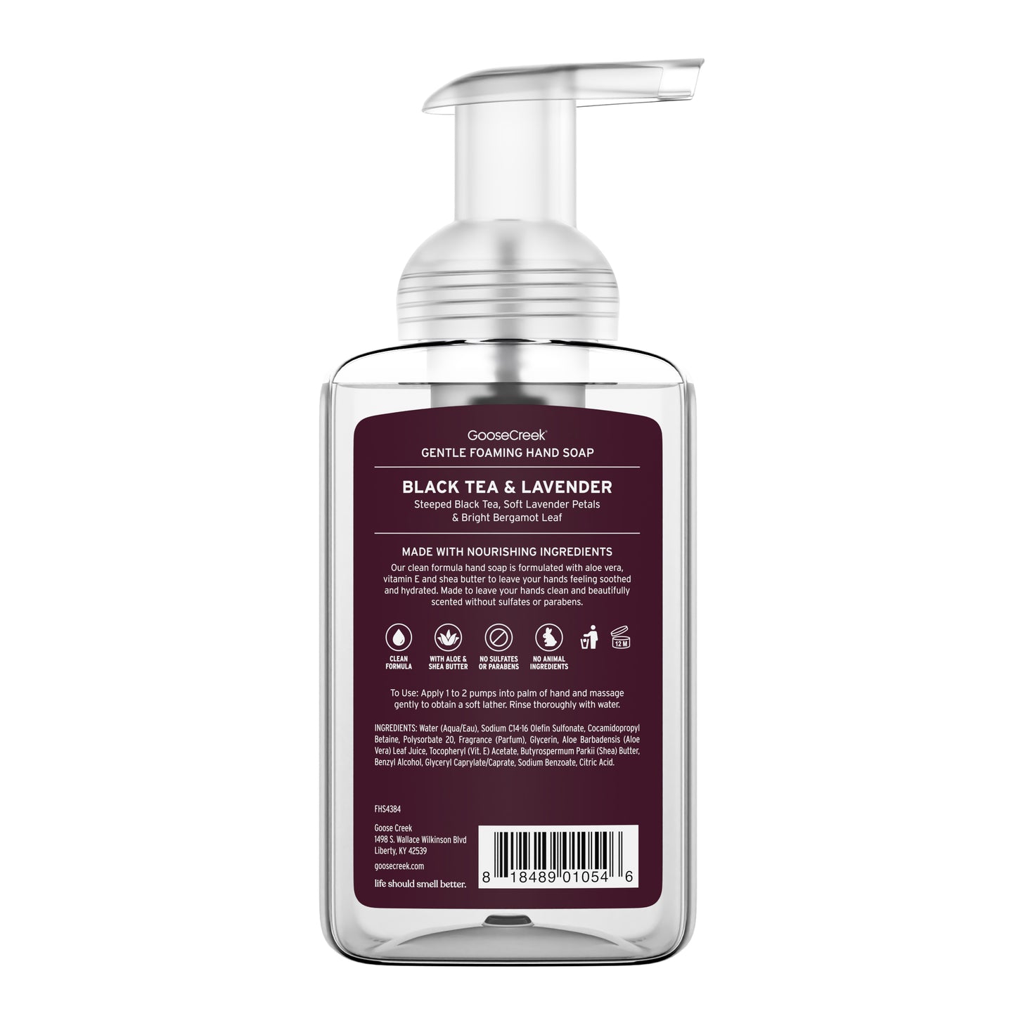 Black Tea & Lavender Lush Foaming Hand Soap