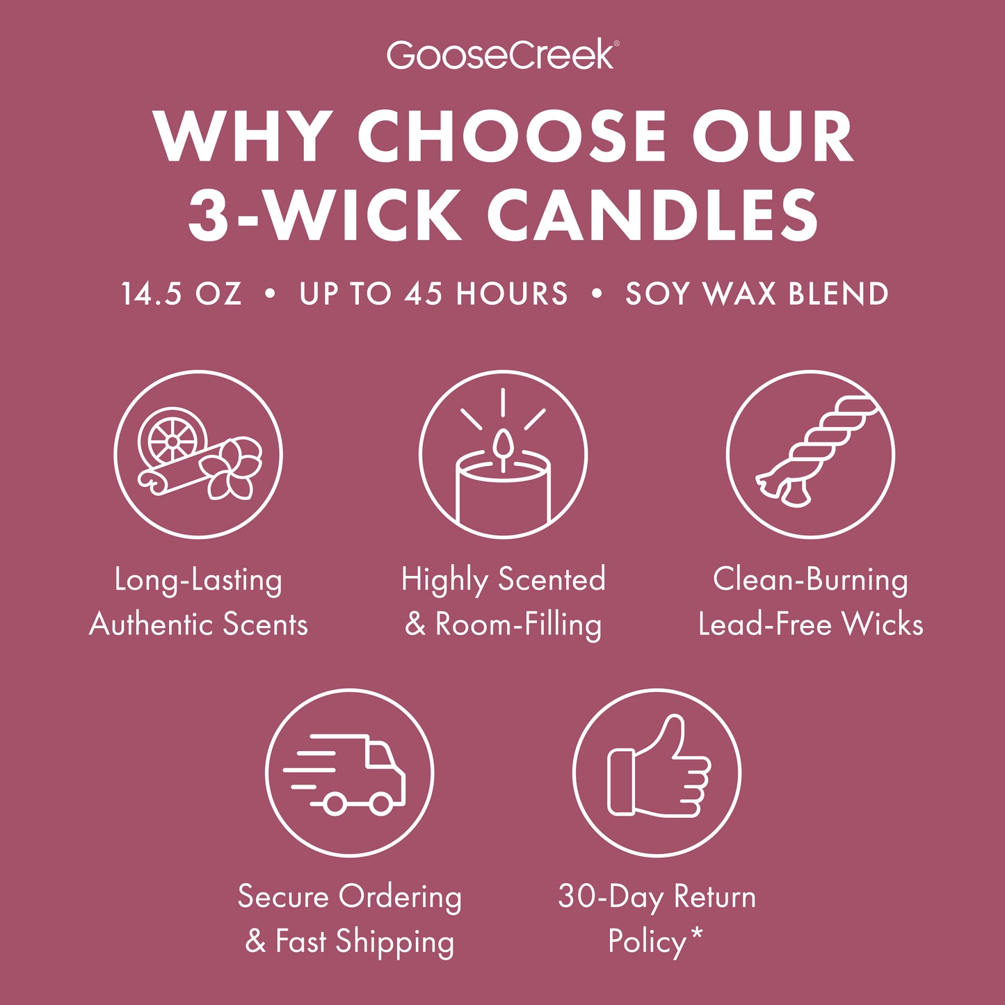 Blackberry Bourbon 3-Wick Candle