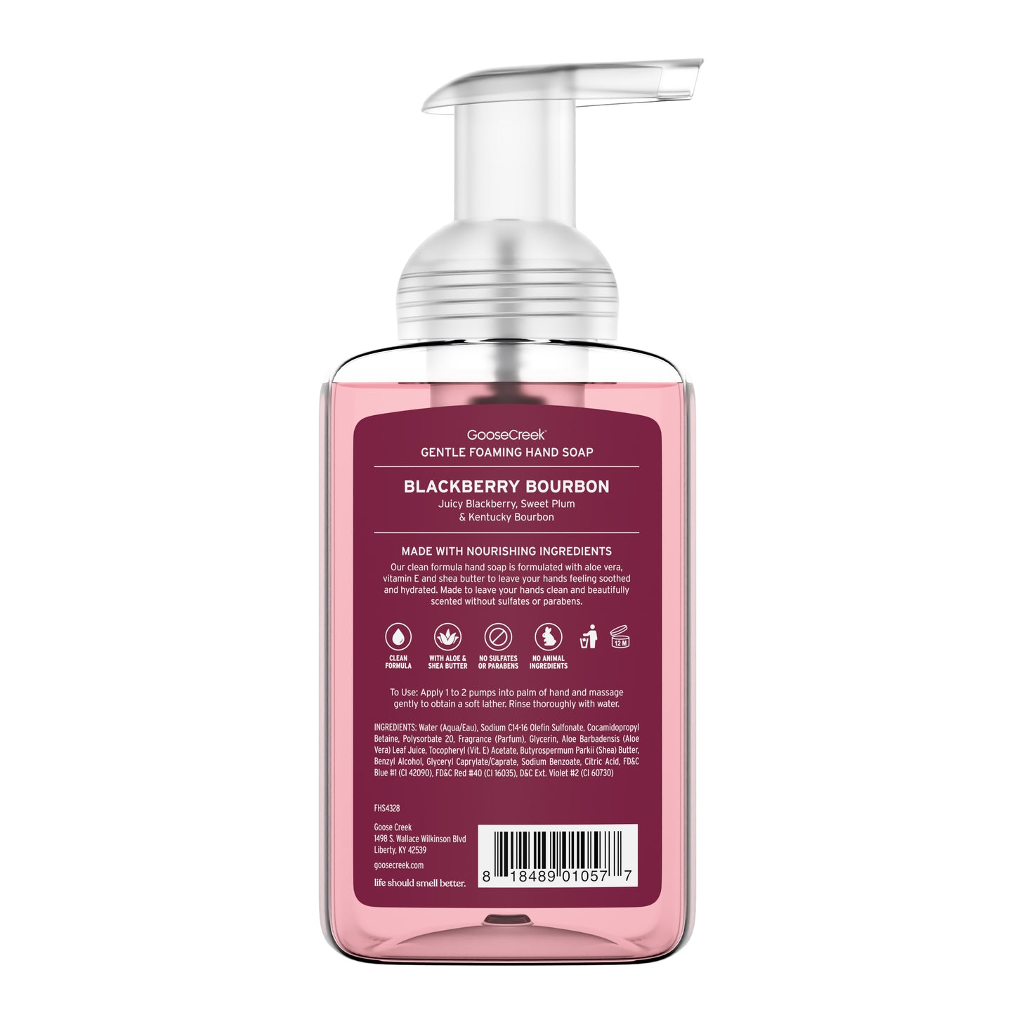 Blackberry Bourbon Lush Foaming Hand Soap