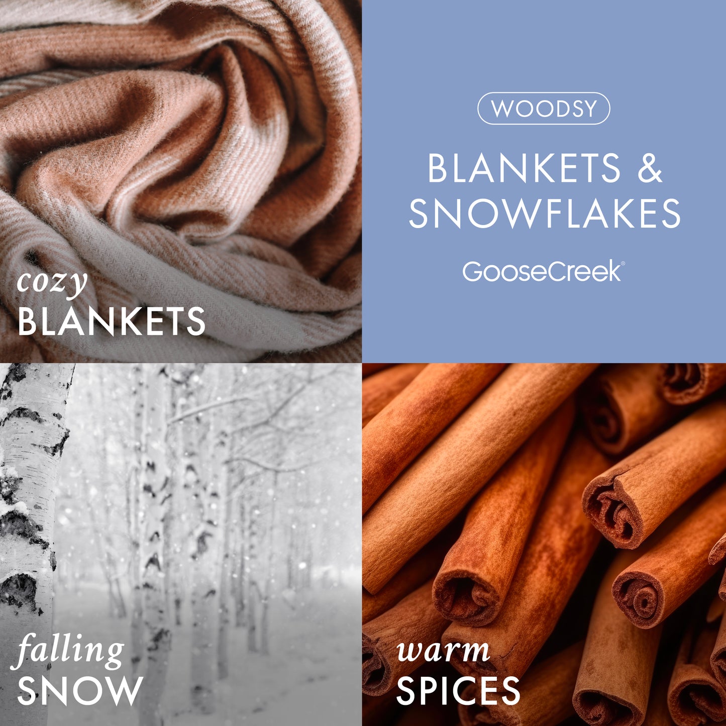 Blankets & Snowflakes 3-Wick Candle