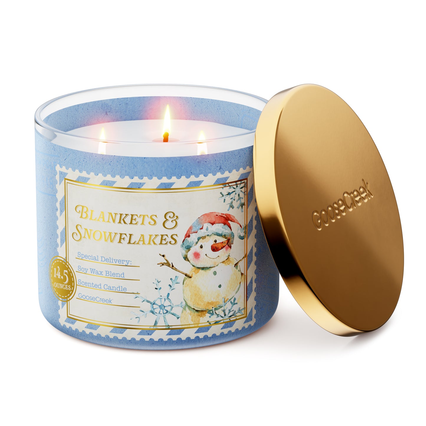 Blankets & Snowflakes 3-Wick Candle
